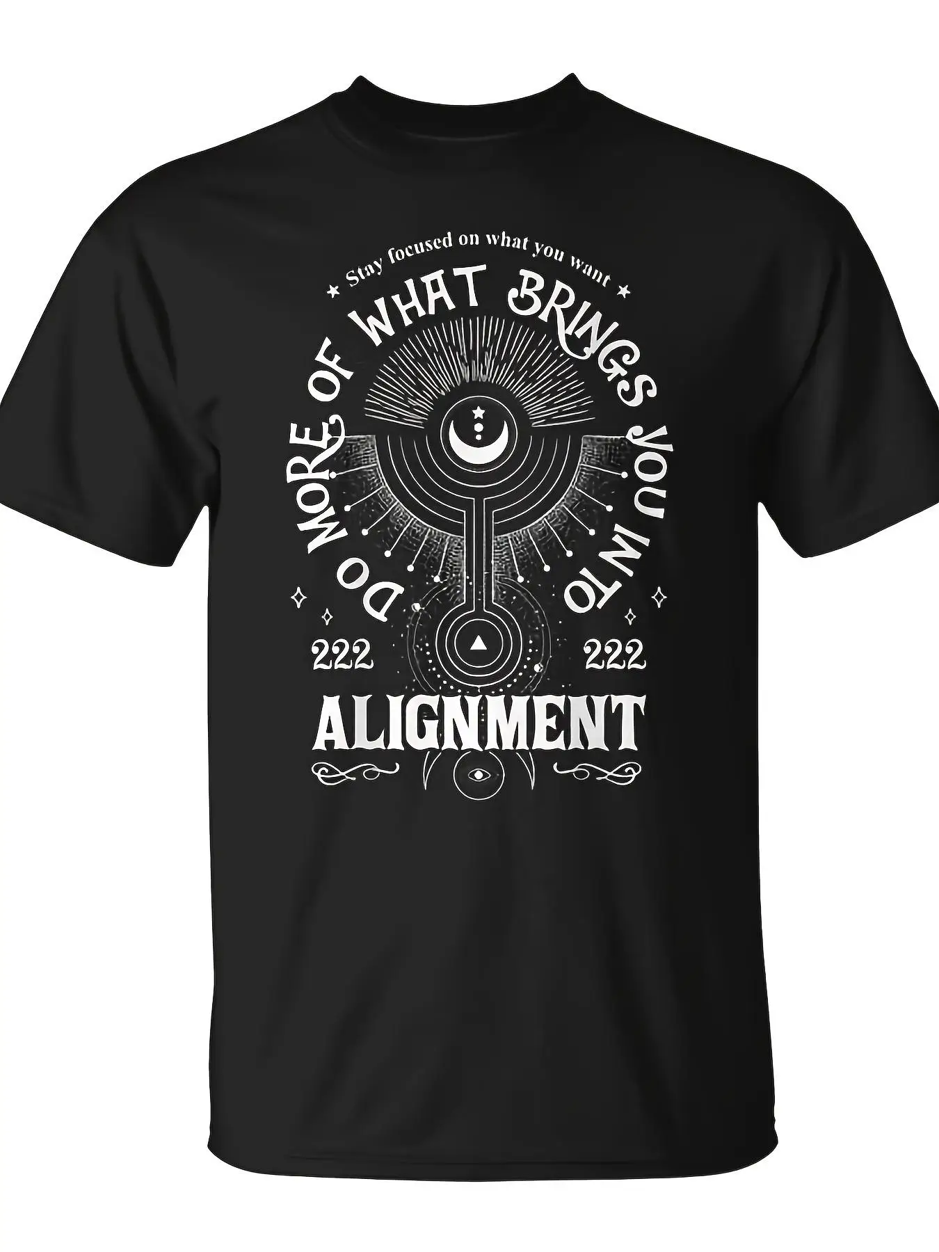 Do More To Get You Into 222 Aligned Angel Digital T-Shirt, Unisex Daily Wear 2026 Fun Christmas Novelty Men's T-Shirt, Summer Trend Street Fashion High Quality Comfortable Casual Print T-Shirt, Pure G