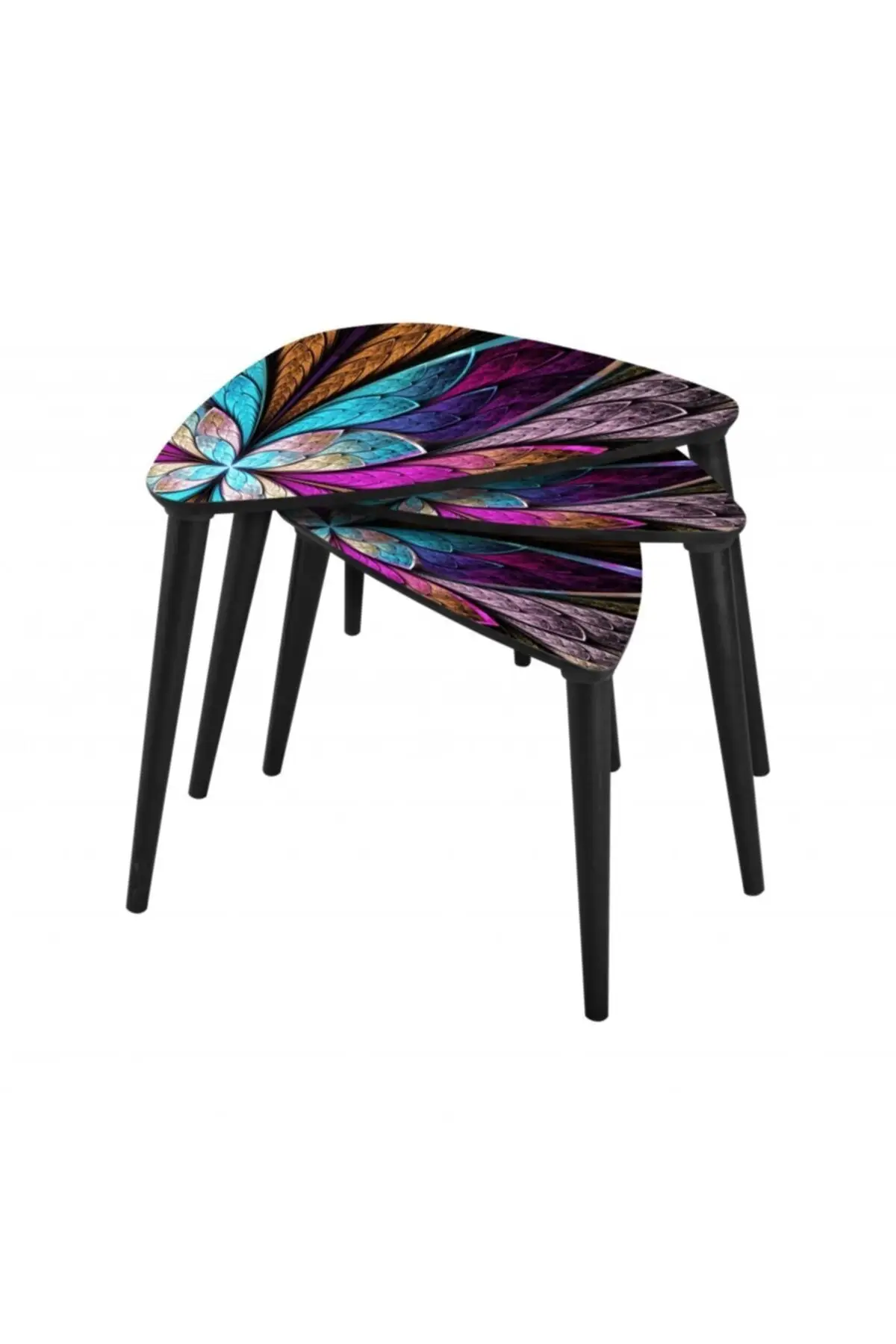 Zigon – Table basse triangulaire, design moderne et différent, table de luxe, de qualité