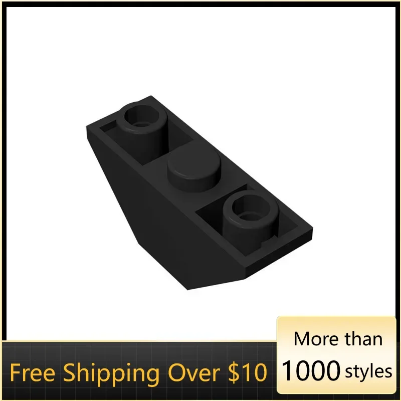 

10 шт., высокотехнологичные сборные частицы 18759 2341 45 градусов 1x3, боковые кирпичные строительные блоки, комплект сменных деталей, игрушка для детей, подарок