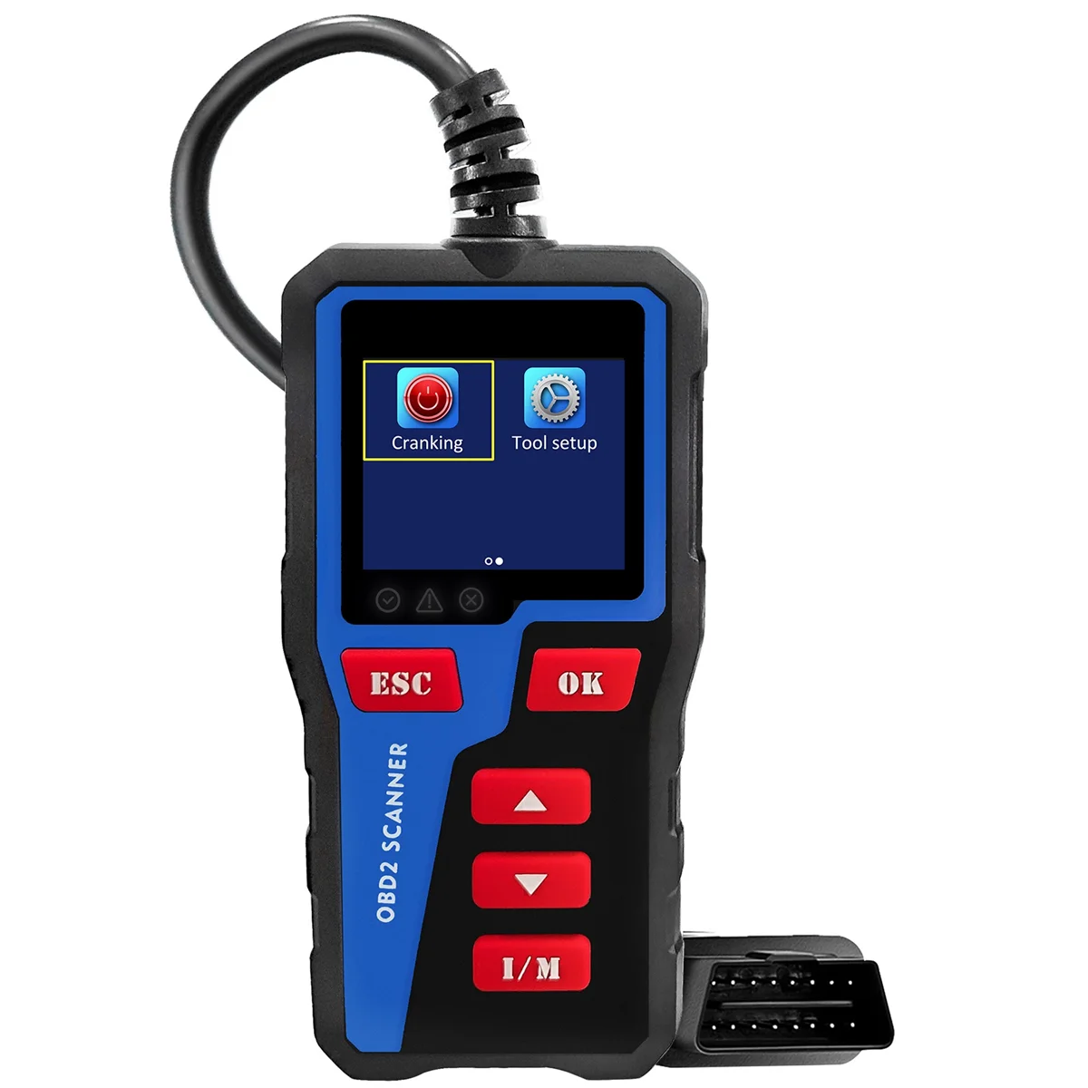 AT300 Car OBD2 Scanner Diagnostic Tool Code Reader Engine Cranking Charging Test for OBDII Vehicles Since 1996