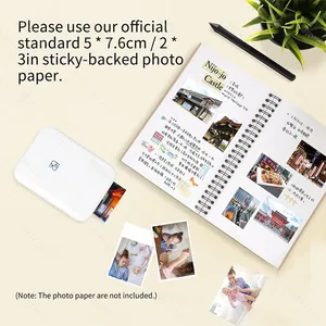 MT53 Printer Portabel Foto Berwarna Ponsel Saku Genggam Mini Mesin Cetak Bluetooth Wifi Kertas Bersandaran Lengket 2x3 inci 10 printer wifi penjualan terbaik - №