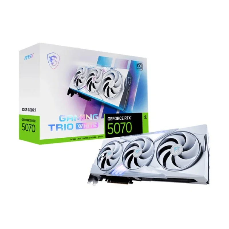 

New RTX5070 12G White Dragon GAMING TRIO OC WHITE for e-sports game graphics card