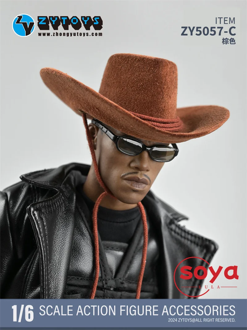 ZYTOYS ZY5057 1/6 mâle Cowboy chapeau décontracté couleur unie chapeau modèle vêtements accessoires ajustement 12 ''soldat figurine corps