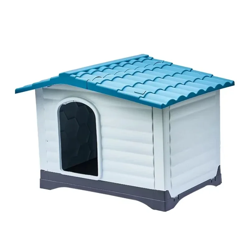 

Custom Plastic Dog House Under Stairs Small Dog Kennel Waterproof Detachable Pet Animal House Sun Protection Outdoor Dog Cages