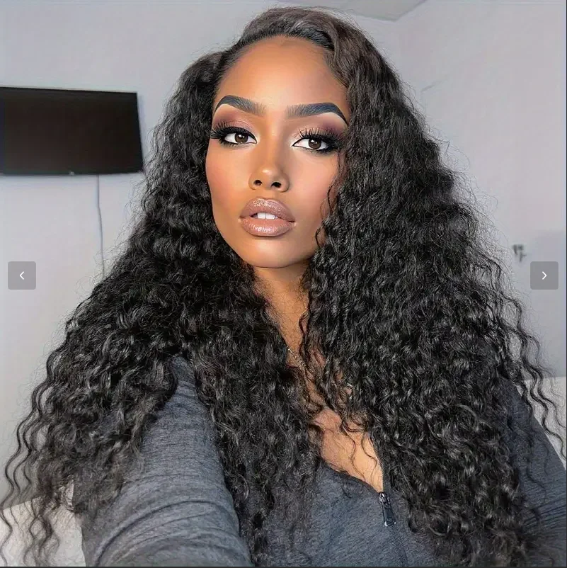 200 الكثافة موجة عميقة الدانتيل الجبهة الباروكات شعر الإنسان 13x4 باروكة من شعر طبيعي موجة عميقة قبل قطعها ابيض عقدة الدانتيل الجبهة الباروكات