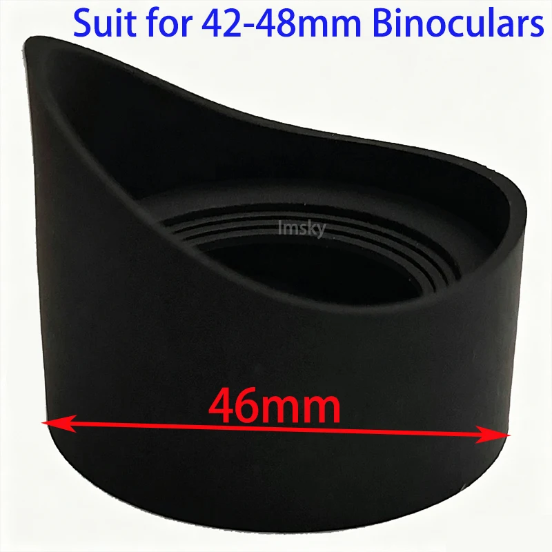 2 Stück, 10 Stück, 20 Stück Teleskop-Augenkappen 42-48mm Silikon-Gummi Mikroskop-Okularschutz Augenschutz für 10X42 10X50 20X80 Ferngläser