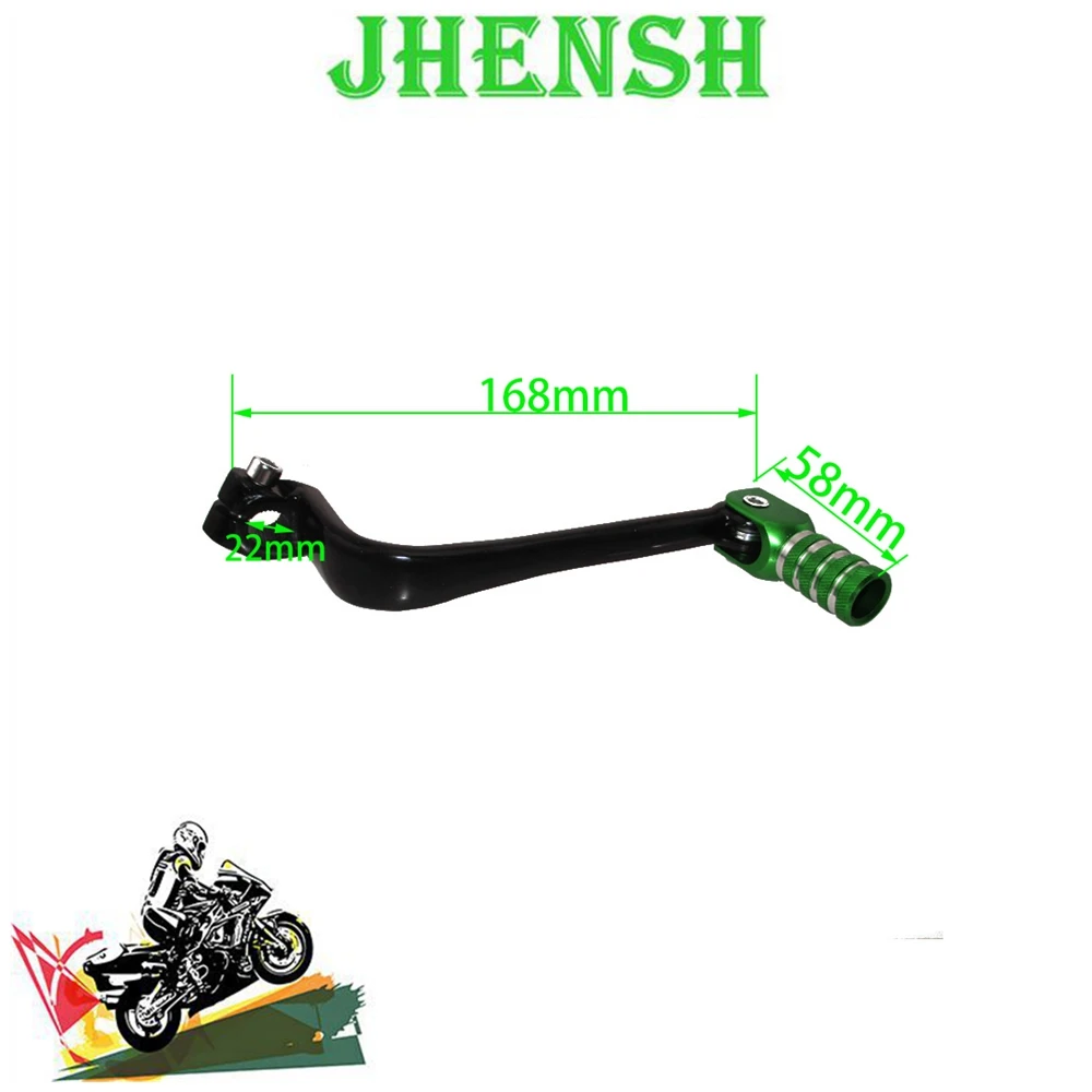 JHENSH Folding Gear Shifter Shift Lever For KLX110 2005–2022 KLX110L 2010–2022 DR-Z 110 2005