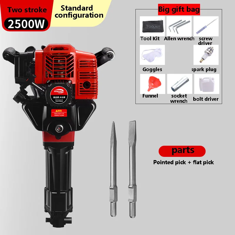 Bốn Thì Xăng Chọn Cây Cụ Nâng Nghiền Nát Chọn Máy Khoan Đá Di Động Cây Đào Hiện Vật Dầu Chọn Cây Cụ Nâng