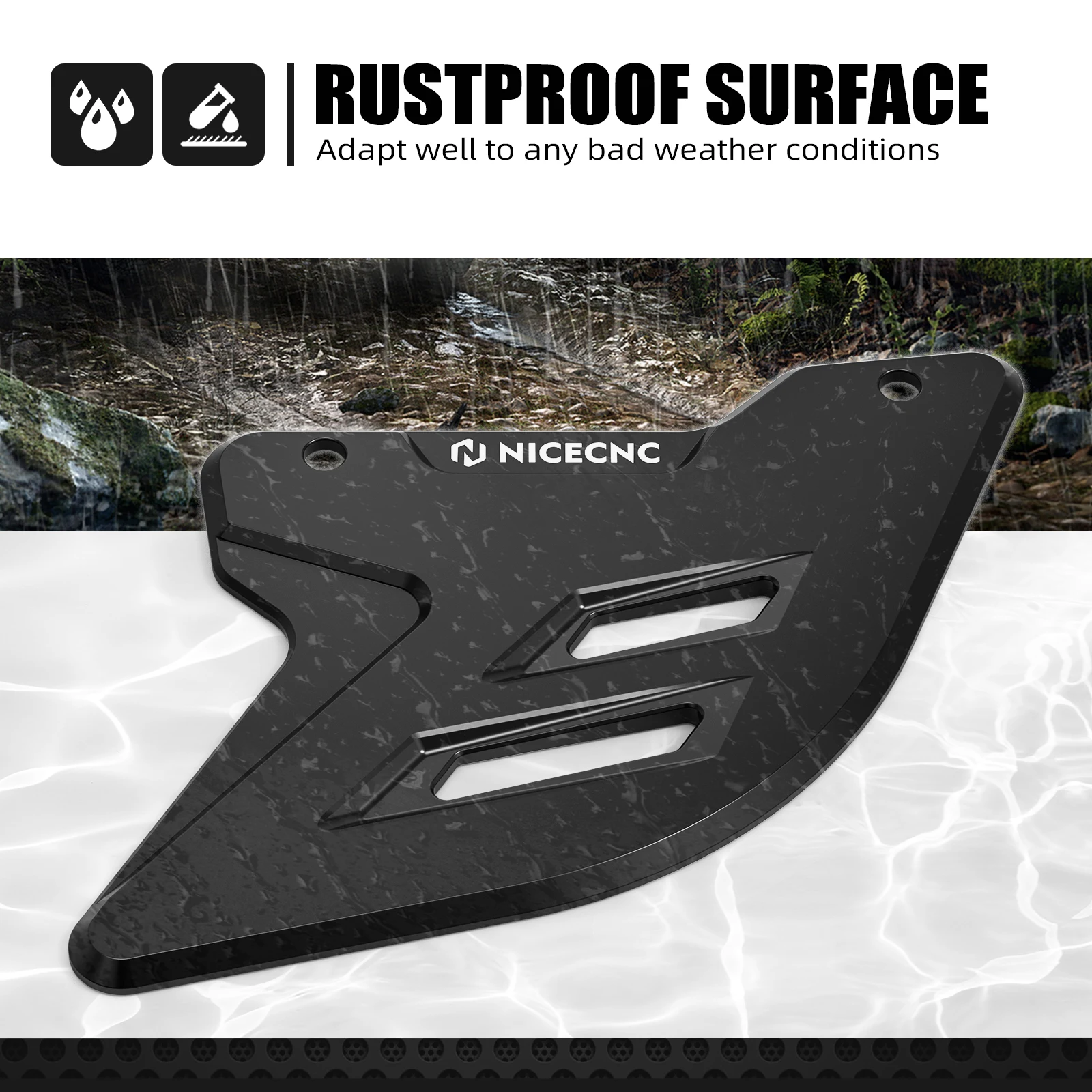 For Suzuki DRZ 400 SM DRZ400SM DRZ 400SM DRZ400 SM 2005-2024 2023 2022 2021 NICECNC Motorcycle Aluminum Rear Brake Disc Guard