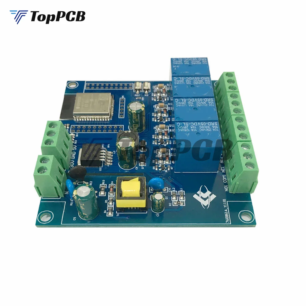 4 Channel ESP32 Wireless Wifi Bluetooth Development Board AC 220V DC 5-30V Power Supply ESP32-WROOM Relay Module for Arduino