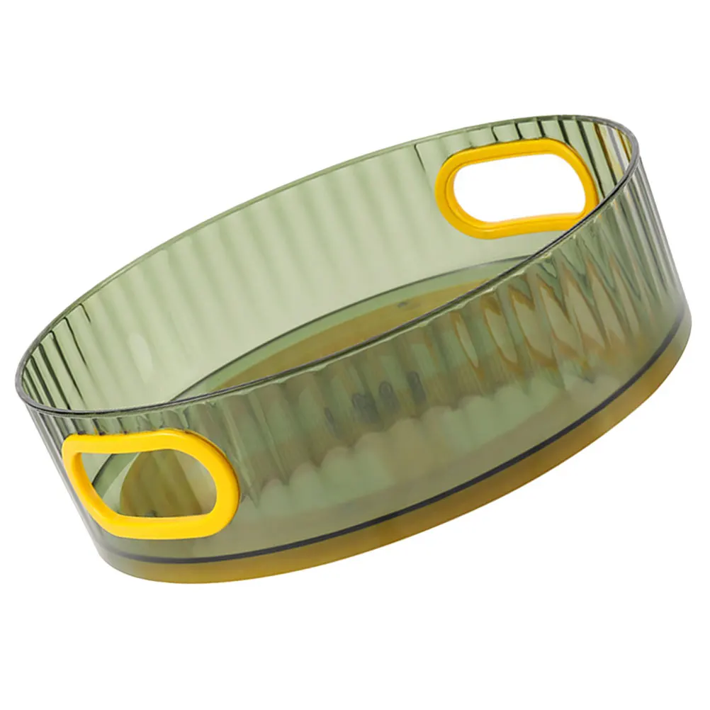 

Rotatable Organizer Rotating Makeup Tray Clear Vanity Storage Perfume Skincare Organizer Rotating Bathroom Storage Tray