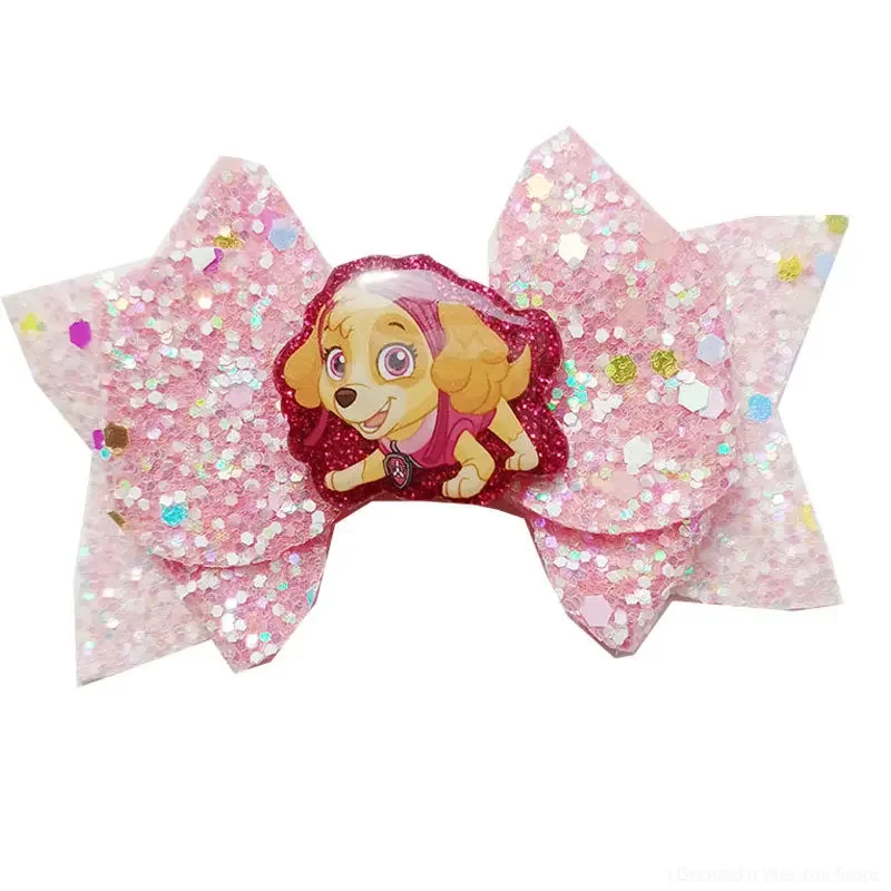 PAW Patrol Skye Everest pince à cheveux pour enfants Barrettes latérales pour petites filles mignon couvre-chef pour bébé nouvelles épingles à cheveux nœud Kawaii mignon