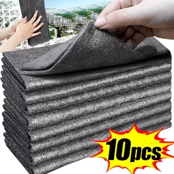 1/5/10Pcs Thickened Magic Cleaning Cloths Microfiber Washing Rags Windows Glass Wipe Towels Kitchen Clean Cloth Dishcloths