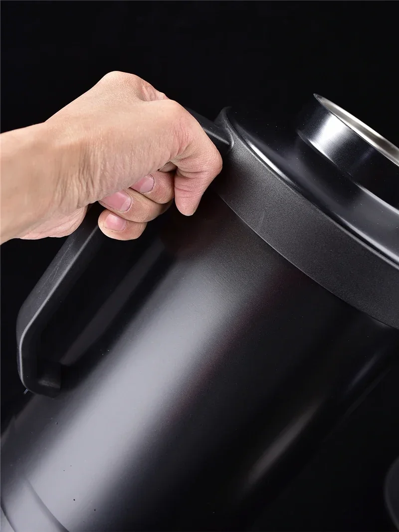 Trockeneis-Eimer 4 Liter – Edelstahl 304, Isoliert, Mit Griff, Für Küche, Reisen, Bühne & Mehr