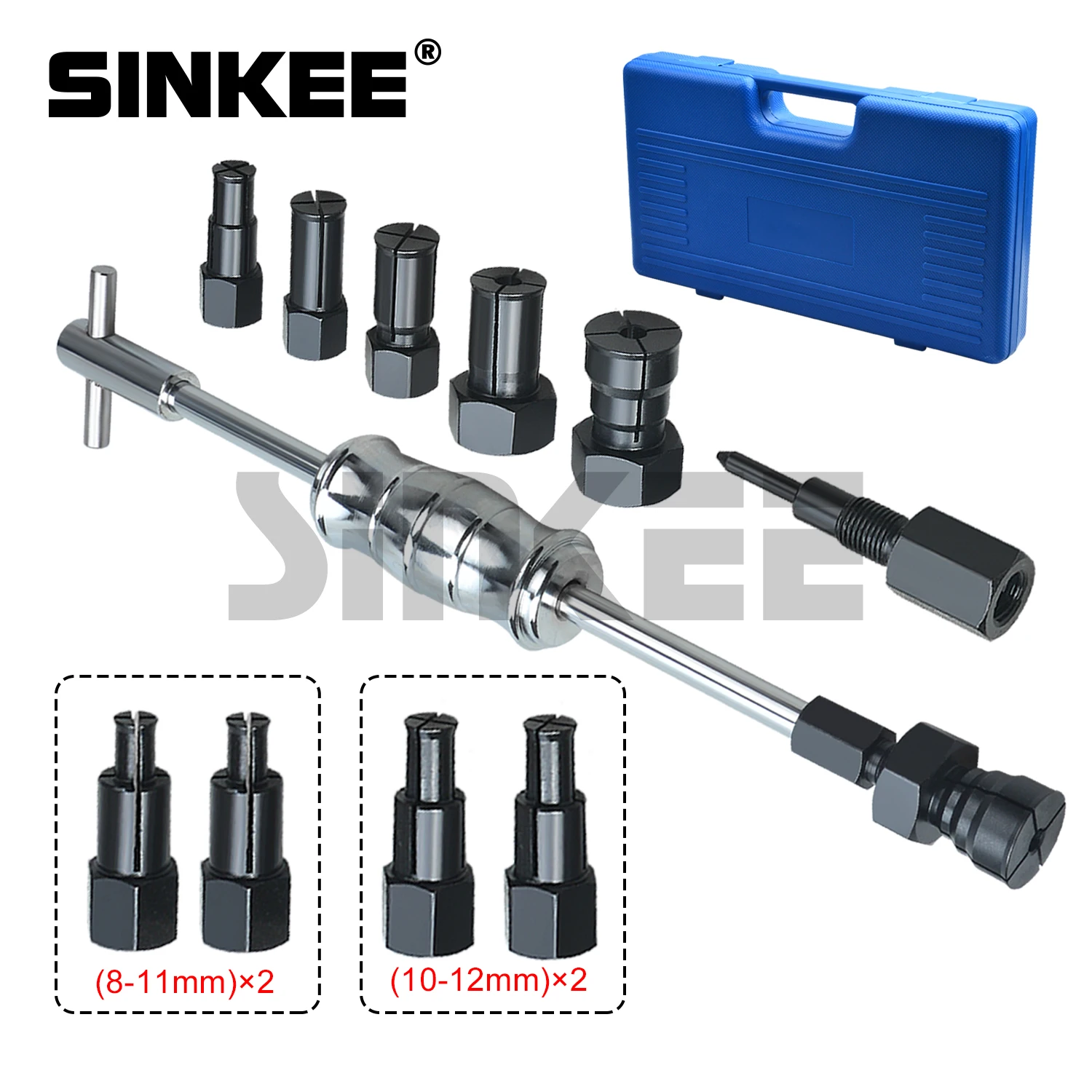 14pc 8-32MM Blind Loch Lager Puller Set Interne Lager Extractor Kit Rutsche Hammer Lager Puller