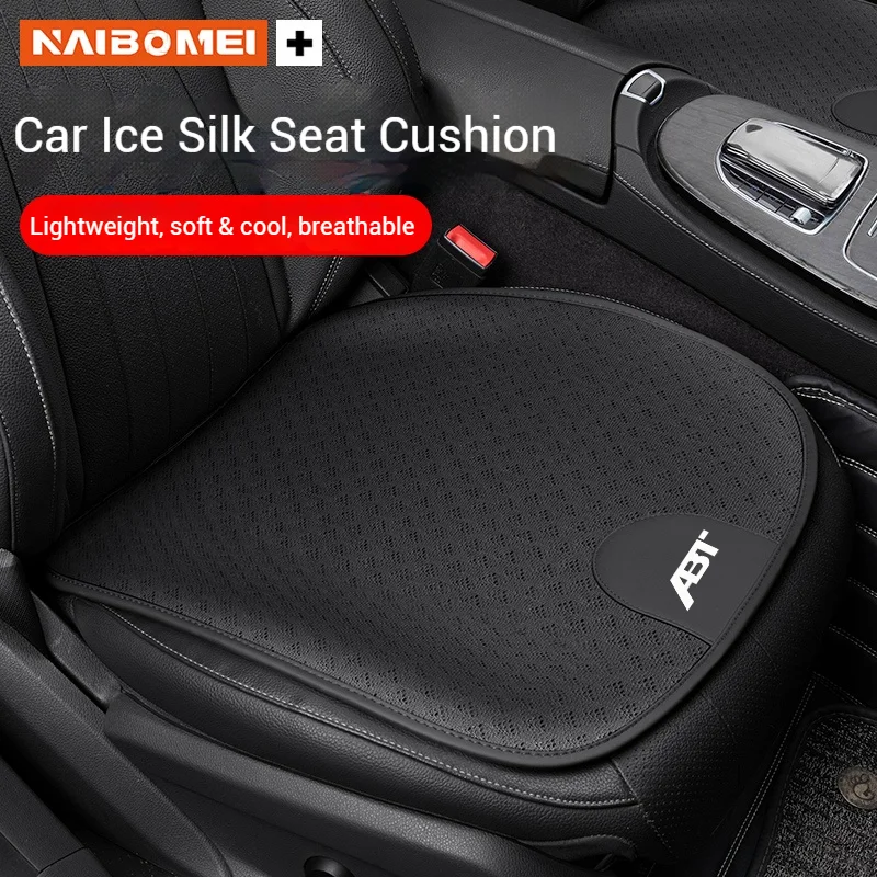 

Car Seat Cushion Ice Silk Breathable Car Front Rear Seat Protection Pad Seat Cover Four Seasons Universal For Audi ABT Q5 Q7