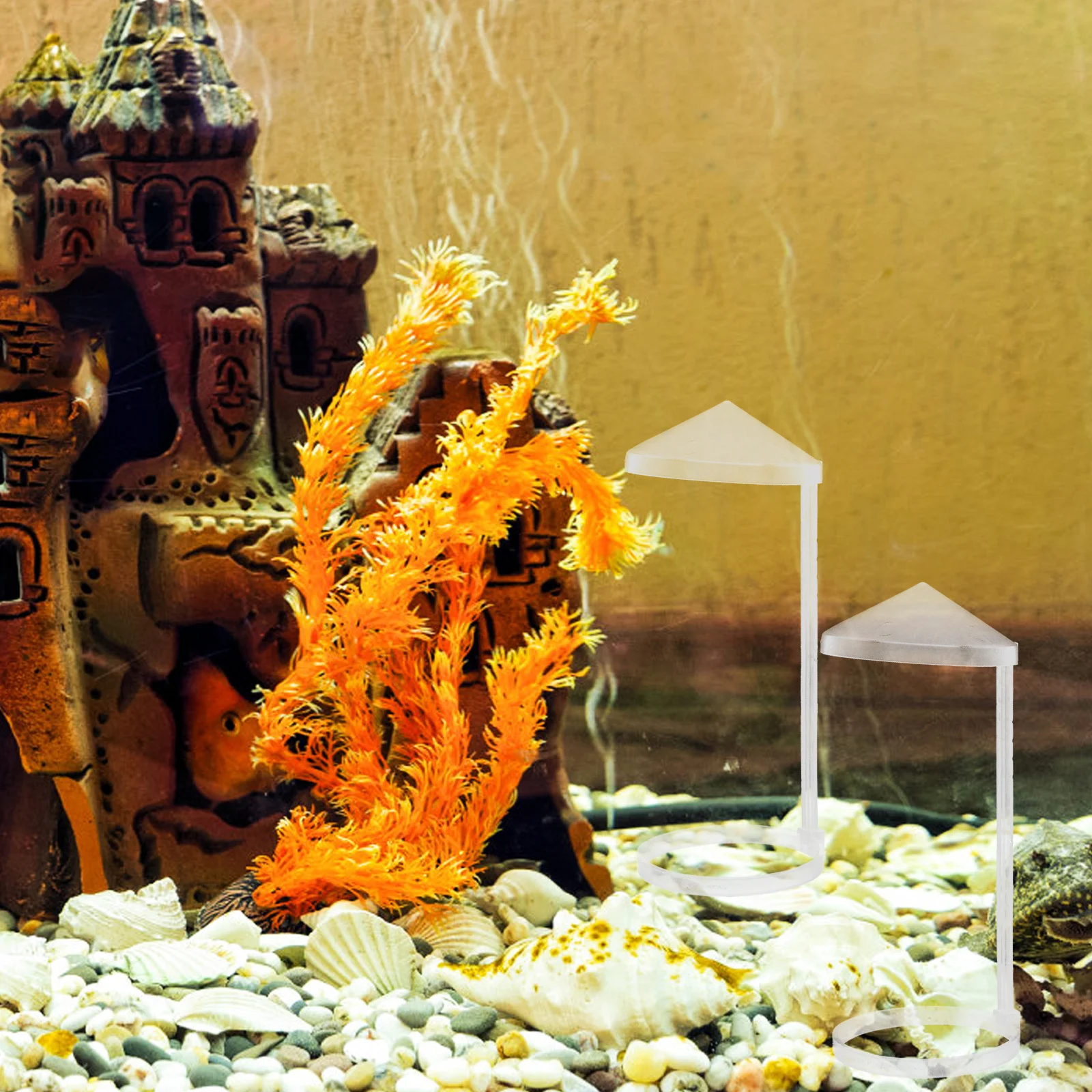 

5Pcs Splash Guard for Mist Maker Humidifier Splash-Proof Bracket Stable Water Prevention Cover Rockery Fish Tank Fountain