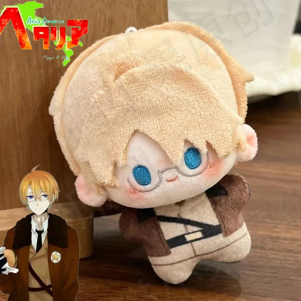 

Anime Hetalia World Stars Alfred Jones Arthur Kirkland Cosplay Plush Doll Keyring Accessories Stuffed Halloween Party Gift