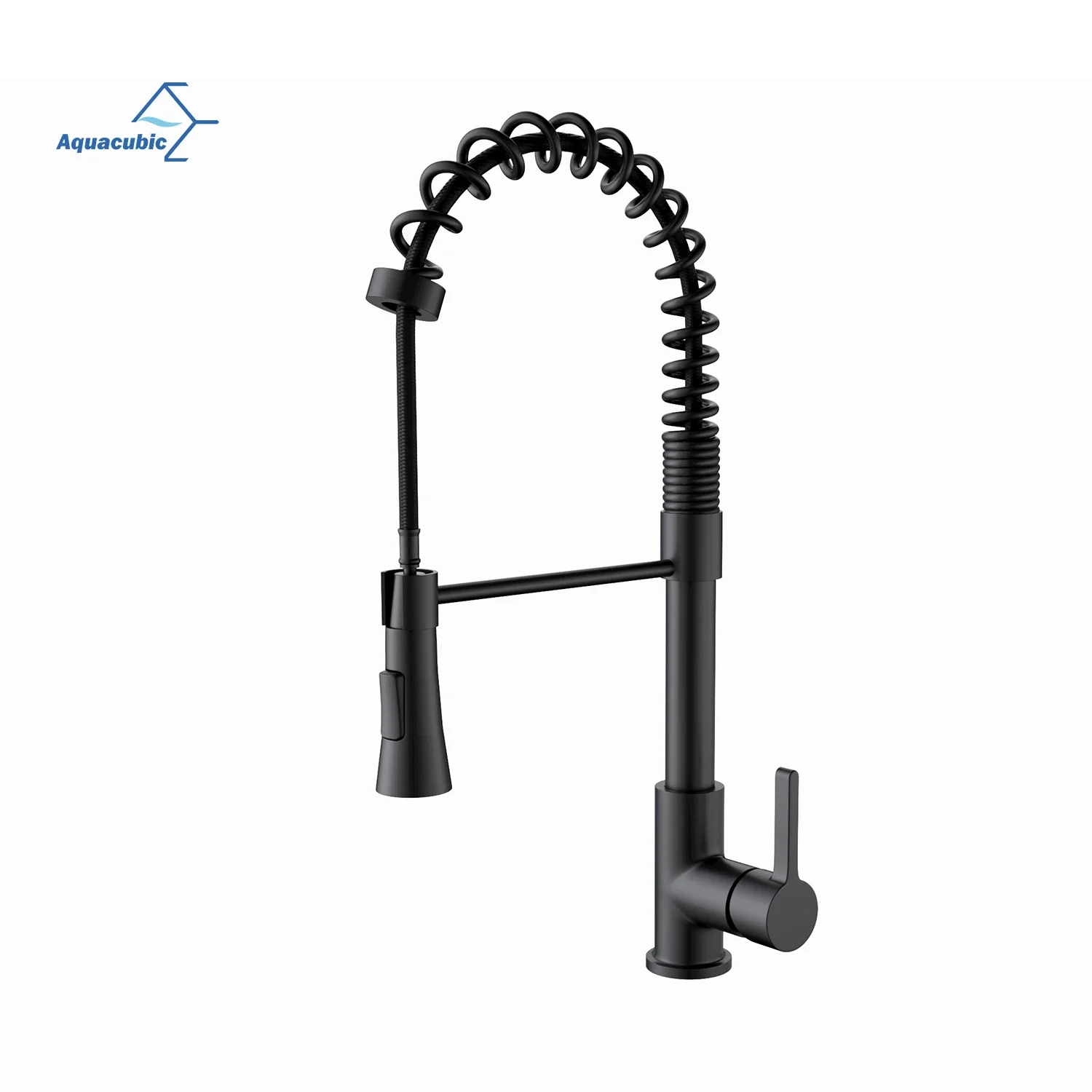 Modern Style Gunmetal Black UPC Brass Kitchen Taps Pull Down Kitchen Sink Faucet With Sprayer