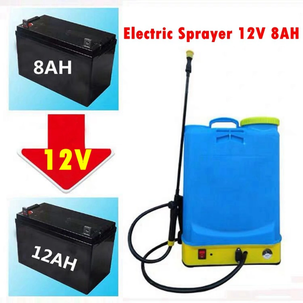 12V 8AH Smart Charger For Electric Sprayer Lead Acid Battery Toy Car Motorcycle Bike 12V Power Charge Adapter T DC 1.3A 220V