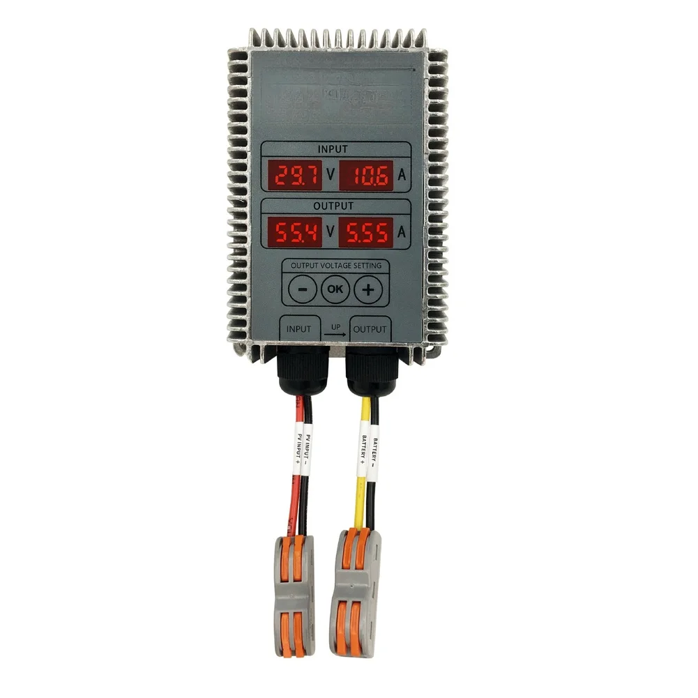 24-85V MPPT Solar Voltage Booster Controller for Off-Grid Solar Applications IP66 Rated Aluminum Alloy Construction
