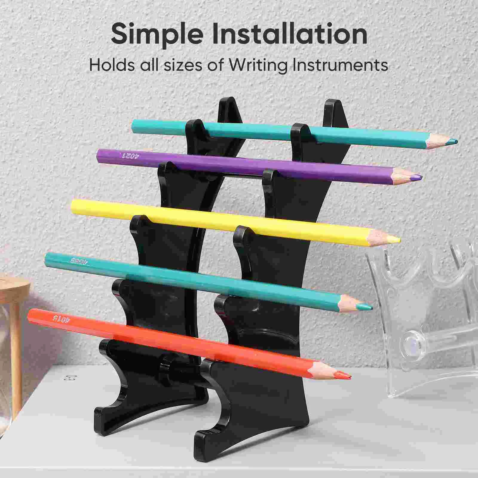 2-delige potloodhouder beker make-upborstel balpen desktop briefpapier organisator multi-roosters