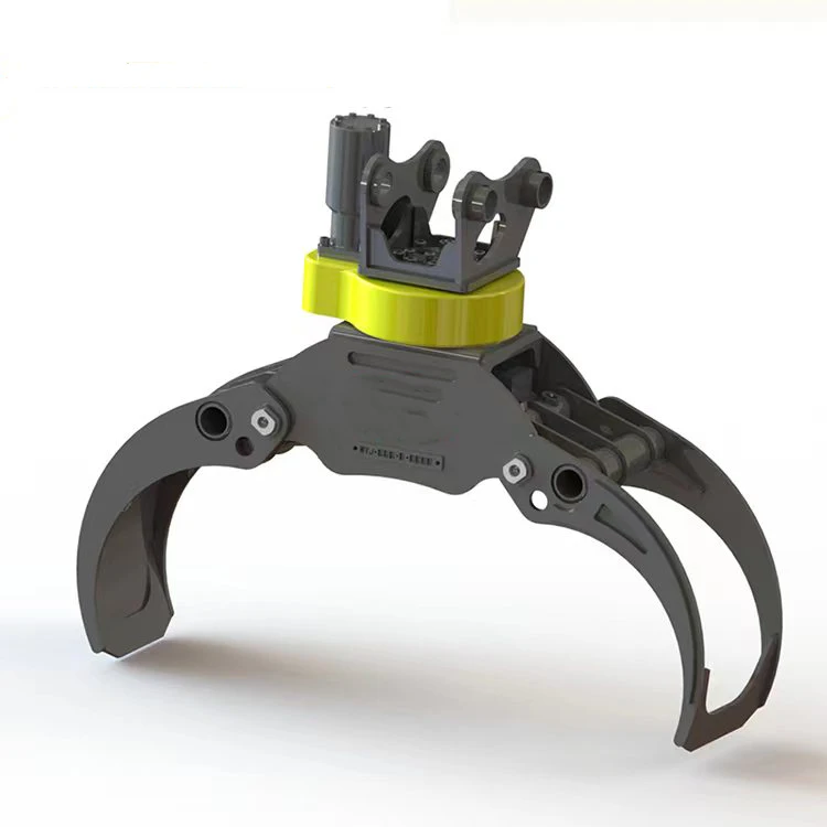 

Excavator Hydraulic Rotating Wooden Grapple Log Grapple Stone