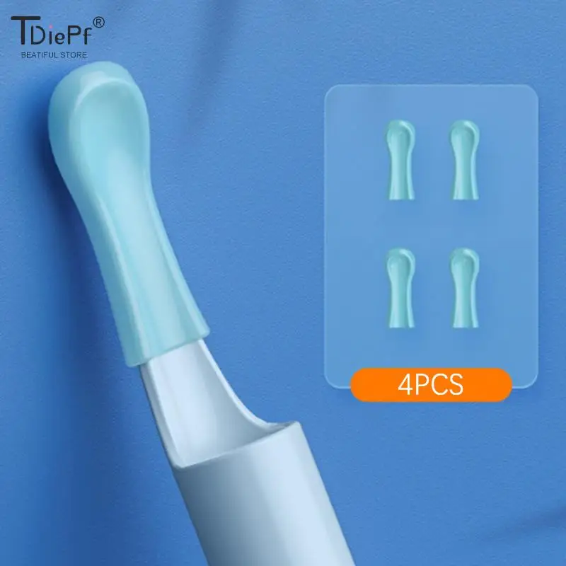 4/6/12Pc Ear Wax Remover Ear Cleaner Spoon Soft Cover Head Non-slip Ear Cleaning Ear Pick Earpicks Ear Spoon Silicone Sleeve