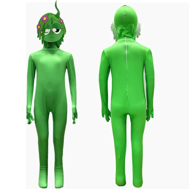 Unisex Halloween Sprunki Costume Boys Girls Music Adventure Jumpsuit Cute Game Characters Bodysuit