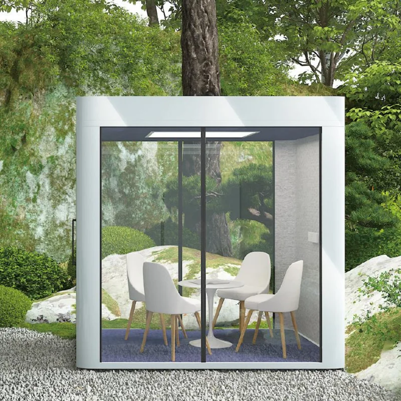 Hot Selling Modern Design Cheap Prefabricated Soundproof Outdoor Residential Mobile Office Pod Airport Stand Alone Meeting Pod