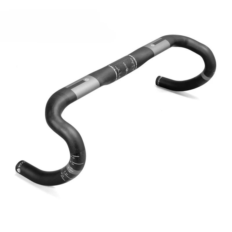 

EC90 Full Carbon Fiber Road Bike Bend Handlebar Carbon Fiber Handlebar Sports Handlebar Grey Inner Wiring