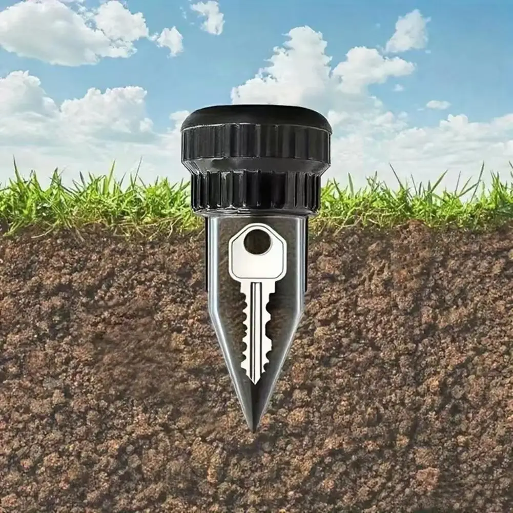 Hidden Spare Key Box Holder Waterproof Sprinkler Key Hider Realistic Look Easy Installation Secure Outdoor Key Storage Case