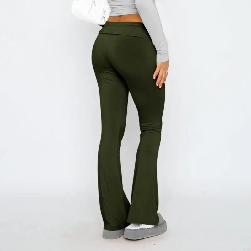 270D Sweatpants واسعة الساق للنساء أضعاف أكثر من منخفضة الارتفاع مضيئة اليوغا صالة السراويل منخفضة الارتفاع Sweatpants #3