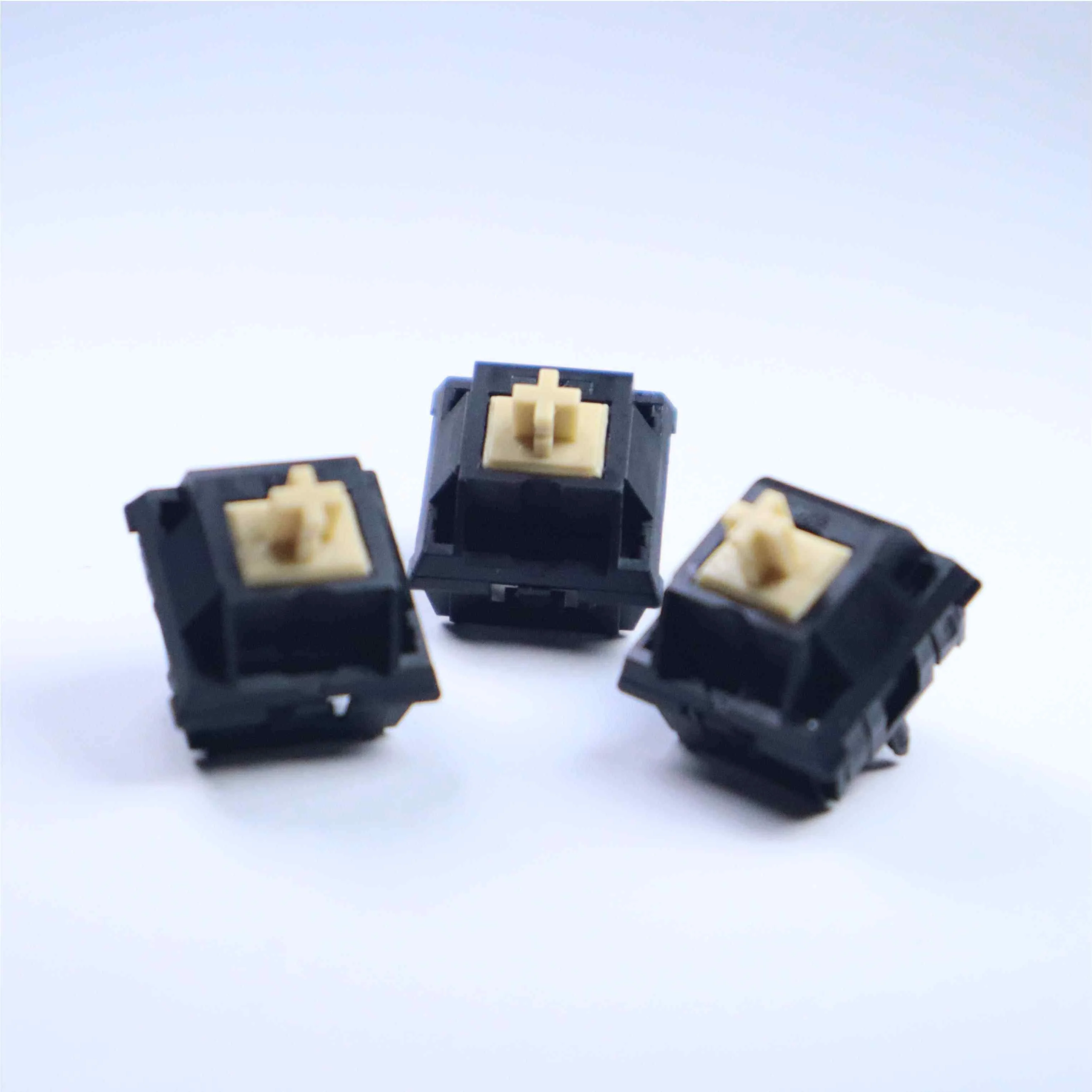 Switch Mecânico Linear KeyGeek Y3 5 Pinos para Teclado, Som HIFI, 32gf 40gf 48gf 53gf, Lubrificado de Fábrica, Kit Avançado Personalizado Grande