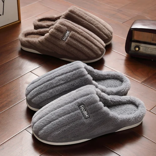 Evshine 모피 안감 나막신 신발 남녀공용, 겨울 실내 야외 방수 플러시 슬리퍼, 아늑한 따뜻한 집 슬리퍼, 정원 신발
