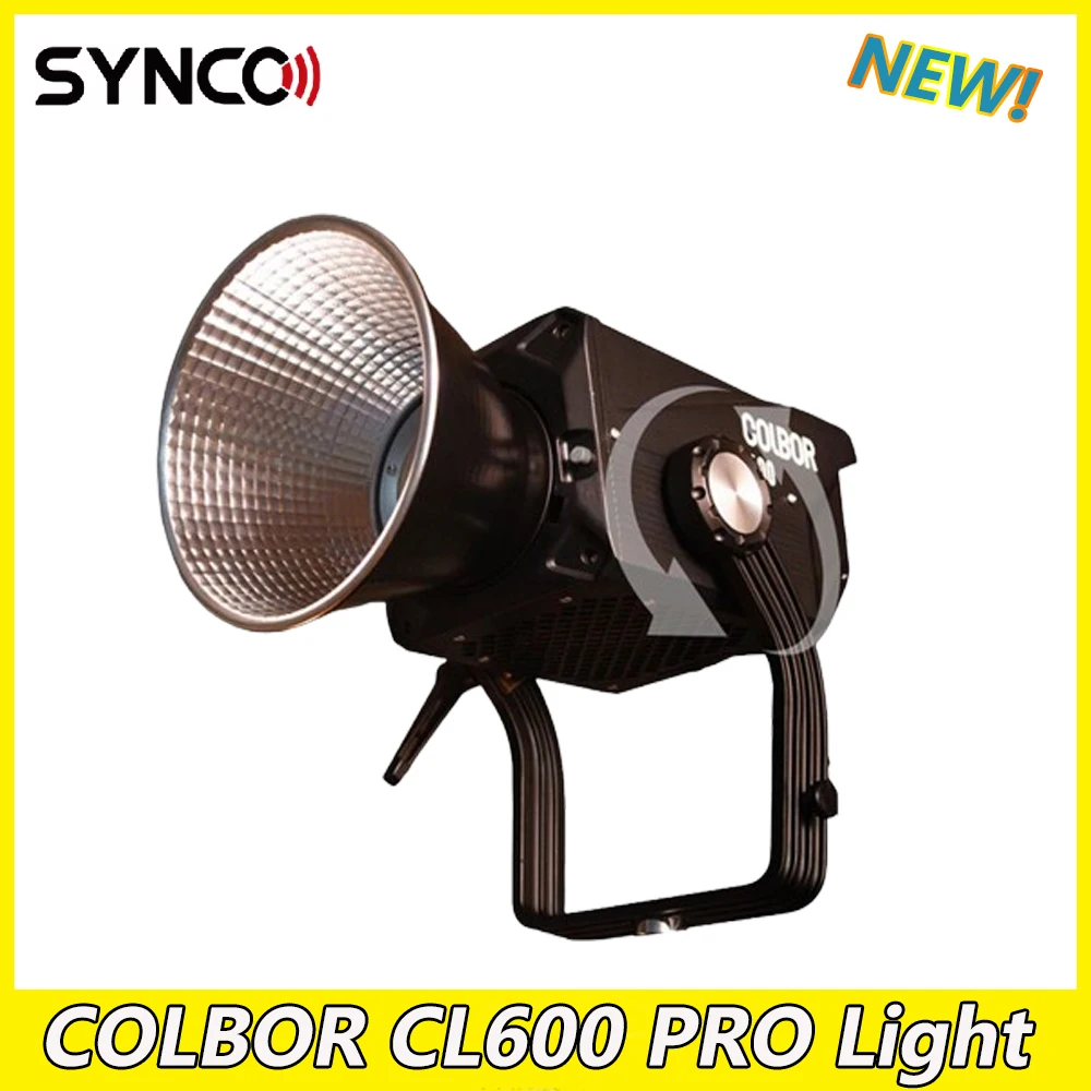 SYNCO COLBOR CL600 PRO Video Light 97+ CRI /TLCI 2700K-6500K APP Control Bowens Mount LED COB Light for Live Stream Photography