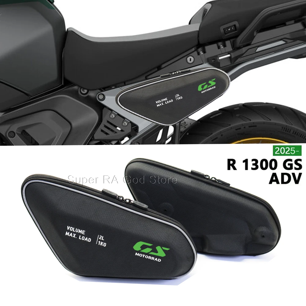 

​For R1300GS Adventure R 1300 GSA R1300 GS ADV 2025 Motorcycle Side Frame Bag Storage Bag Reflective Strip Waterproof Bag