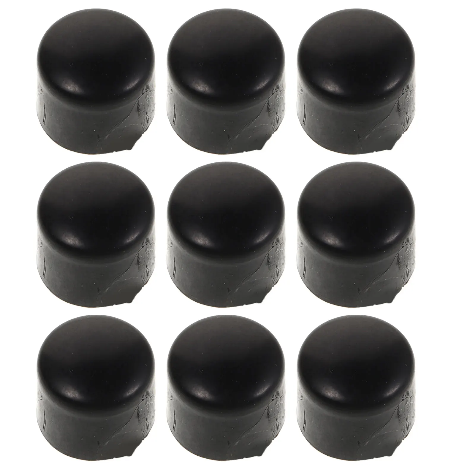 

10pcs Foosball Rod Caps 8mm Diameter Plastic Replacement Covers Plug End Suitable Standard Tables Accessories Gaming Table