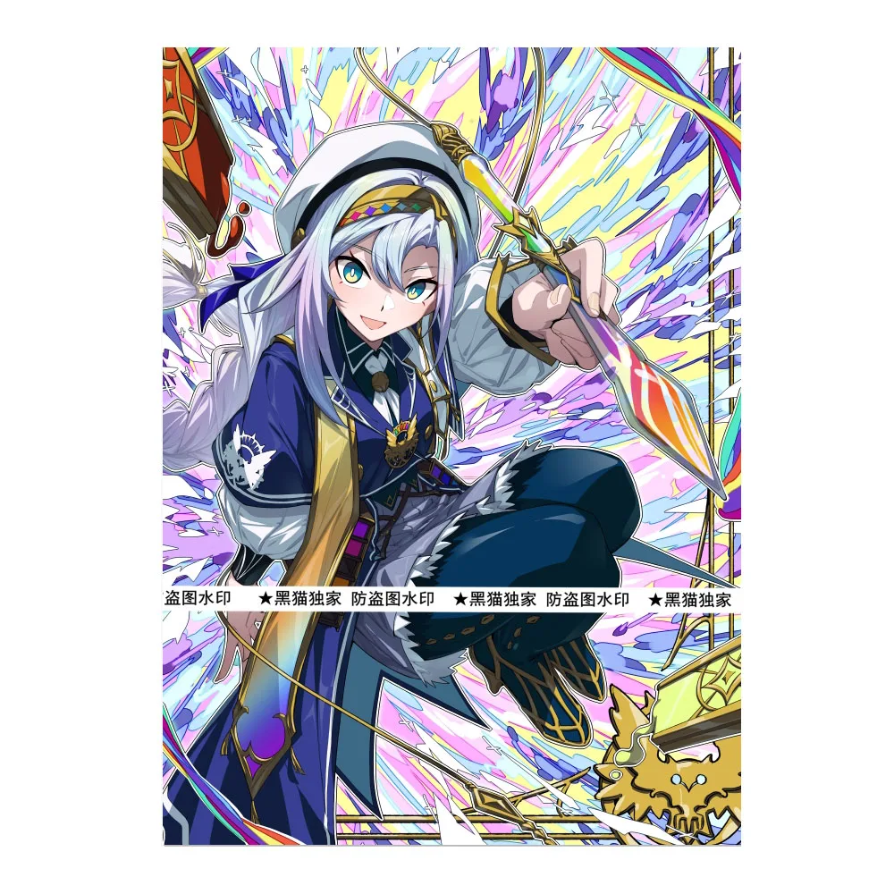 63X90Mm 60Pcs/set Diy Self Made Yu-Gi-Oh! Artmage Finmel Card Sleeves Artmage Finmel Card Protective Cover Gift Toys