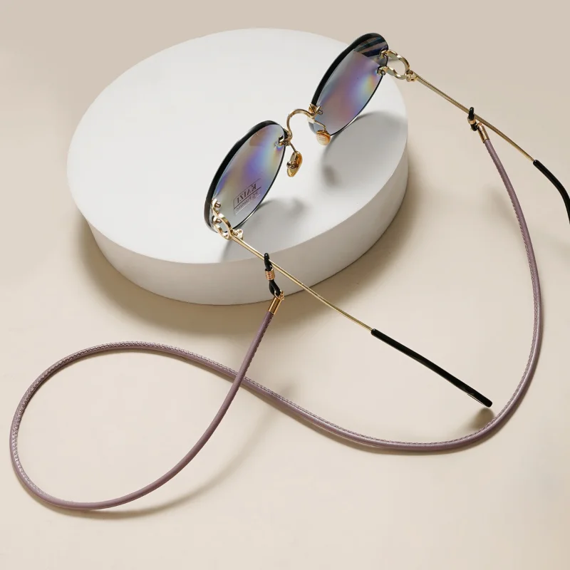 PU Leather Unisex Sunglasses Lanyard Sport Eyeglasses Chain Non-slip Anti-lost Glasses Rope Reading Glasses Lanyard Accessories