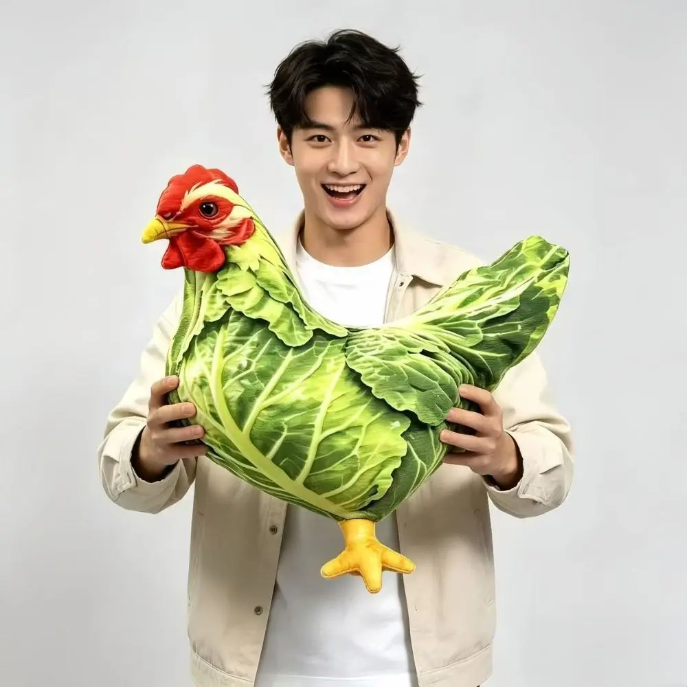 Material Animal Body Pillow 30cm Size PP Cotton Filled Animal Cushion 35cm Soft Texture Poultry Throw Pillows For Men