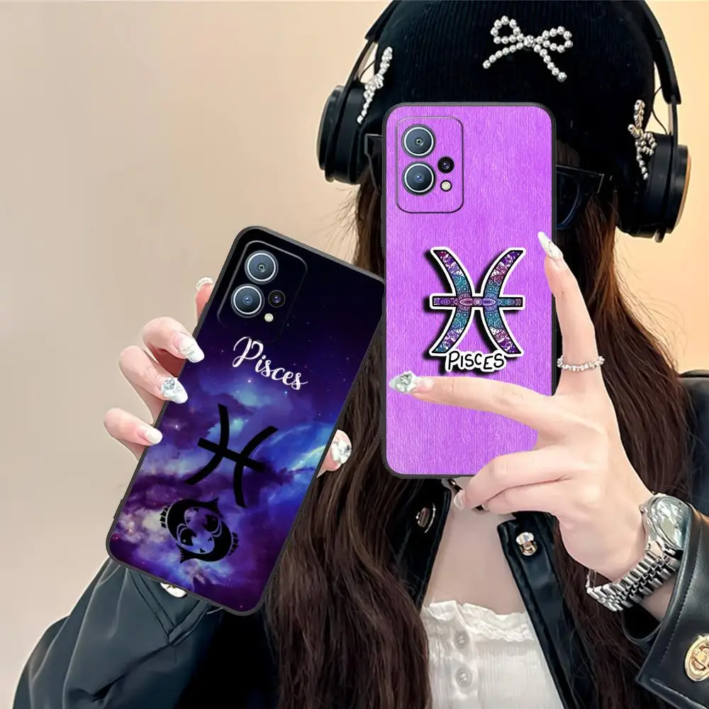 

Zodiac Sign Pisces Phone Case for Huawei P60 P50 P40 P30 P20 P10 P9 P8 Pro Lite Plus Soft TPU Shockproof Cover