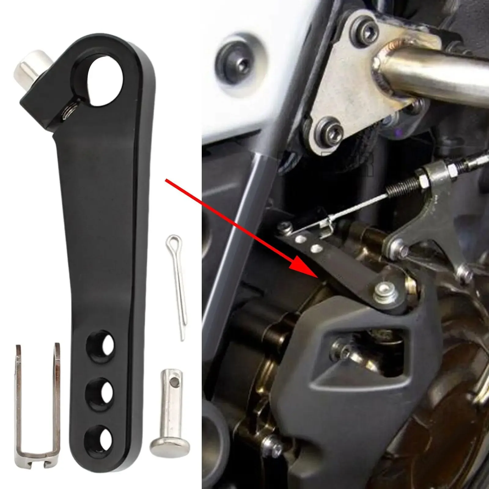 

For Yamaha Tenere 700 2019-2021 T7 2019-2021 Aluminum Alloy Clutch Arm Extension Finger Clutch Replacement Motorcycle Tools