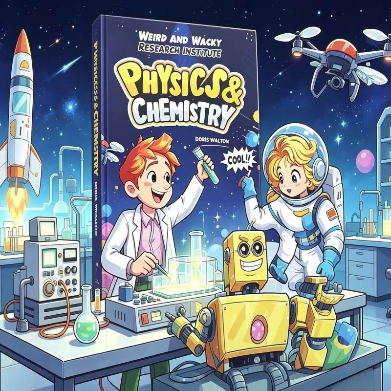Weird and Wacky Research Institute: Physics & Chemistry - Fun STEM Science Book for Kids Educational Learning Gift By Doris Walt
