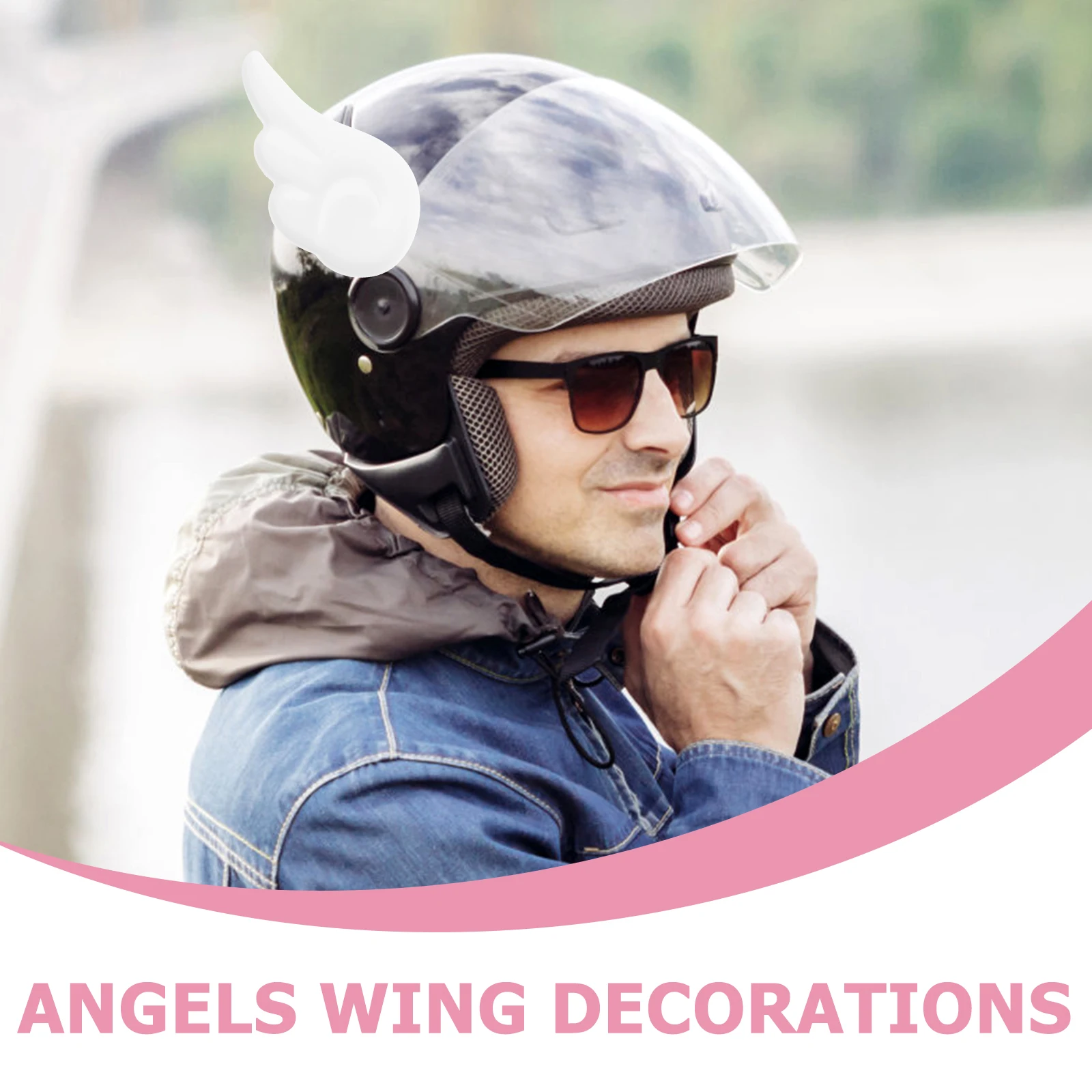 

2pcs Angel Wings Decoration Fairy Accessories Headdress Carnival Headband Girl Child Craft Wing Decor Riding