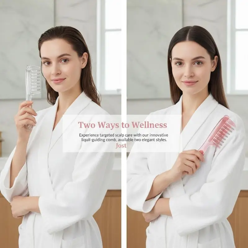Scalp Liquid Applicator Comb Precise Dispensing Anti Hair Snagging Scalp Massage For Daily Care Hair Growth Home Travel