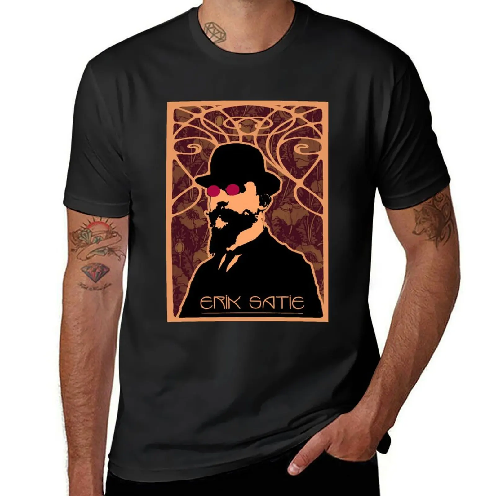 

Erik Satie's Purple Dream T-Shirt hippie clothes tshirts personalised new gifts and t-shirts Men's cotton t-shirt