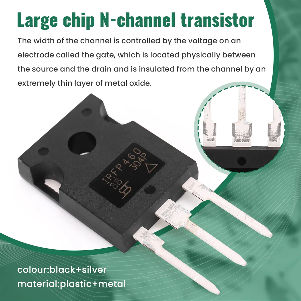 파워 MOSFET N 채널 트랜지스터, 5X IRFP460, 20A, 500V, 5 개