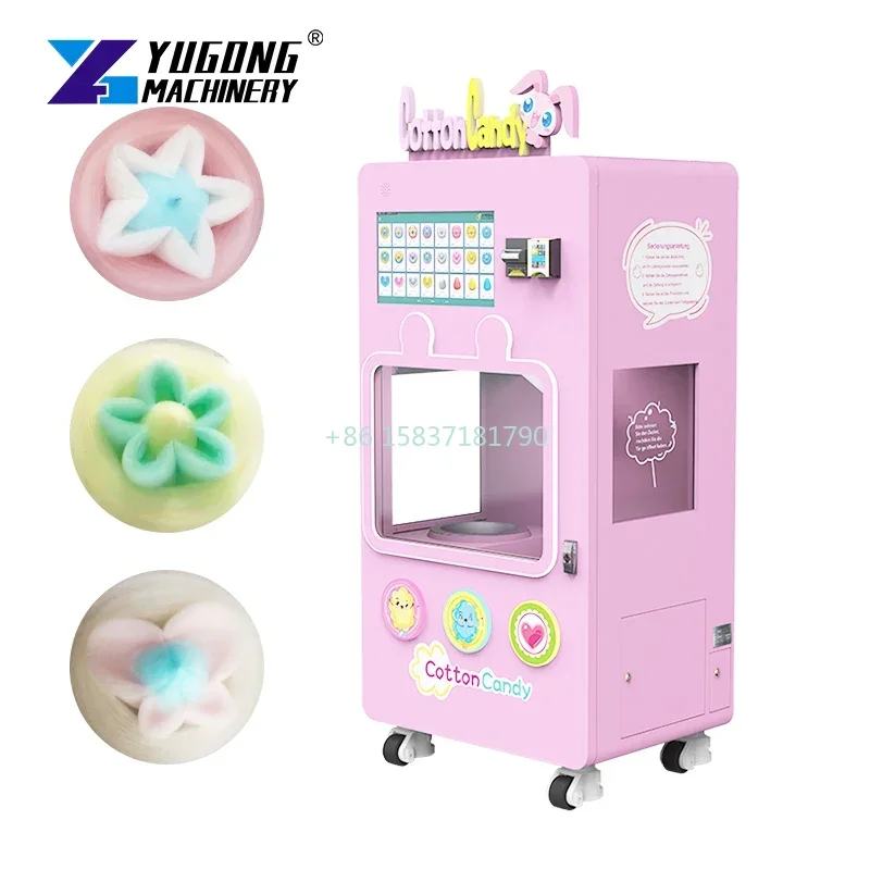 Best Price Cotton Candy Machine Kids Lovely Cotton Candy Vending Machine Magic Cotton Candy Making Machines Sale for Denmark