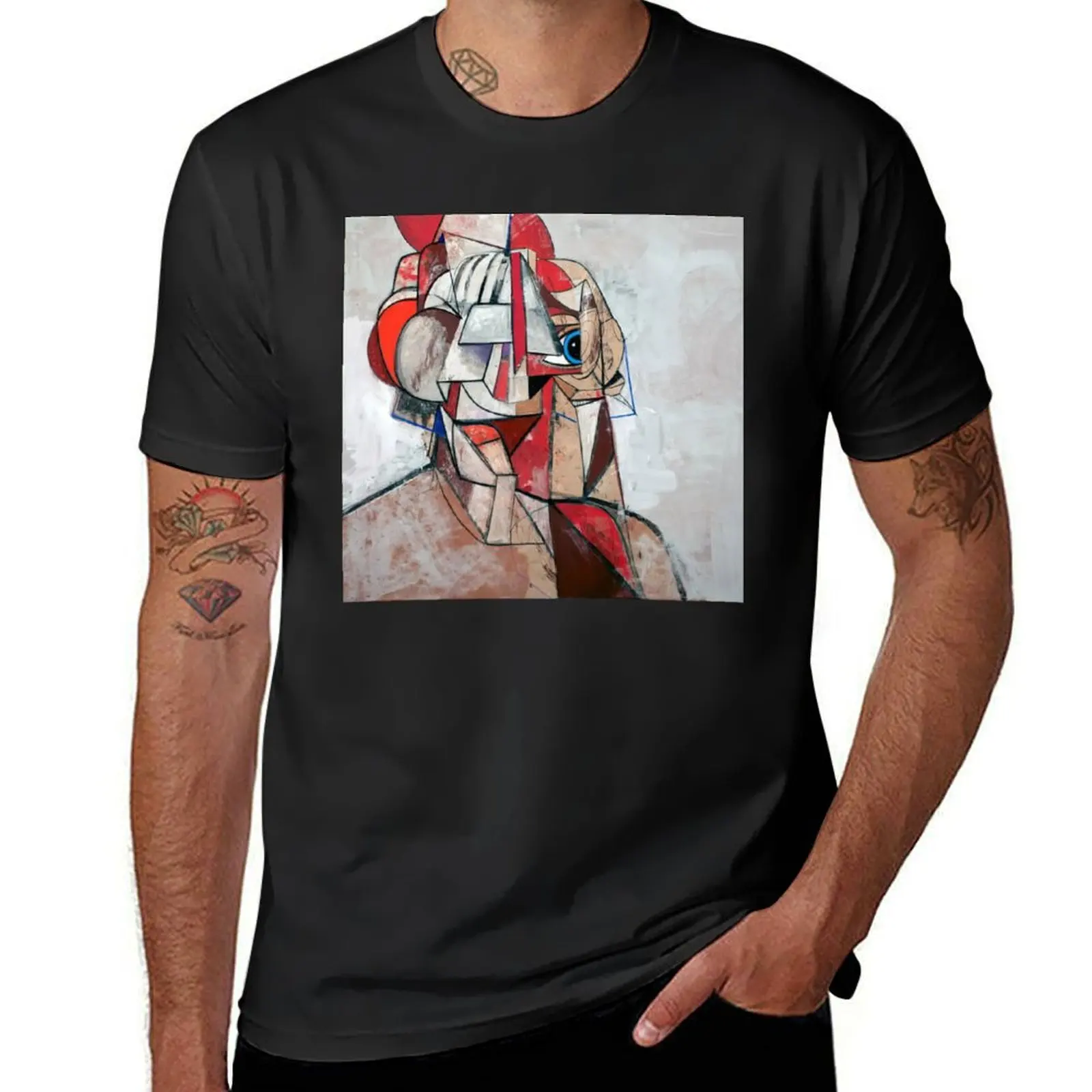 George Condo T-Shirt for a boy cute clothes vintage graphics men t shirts